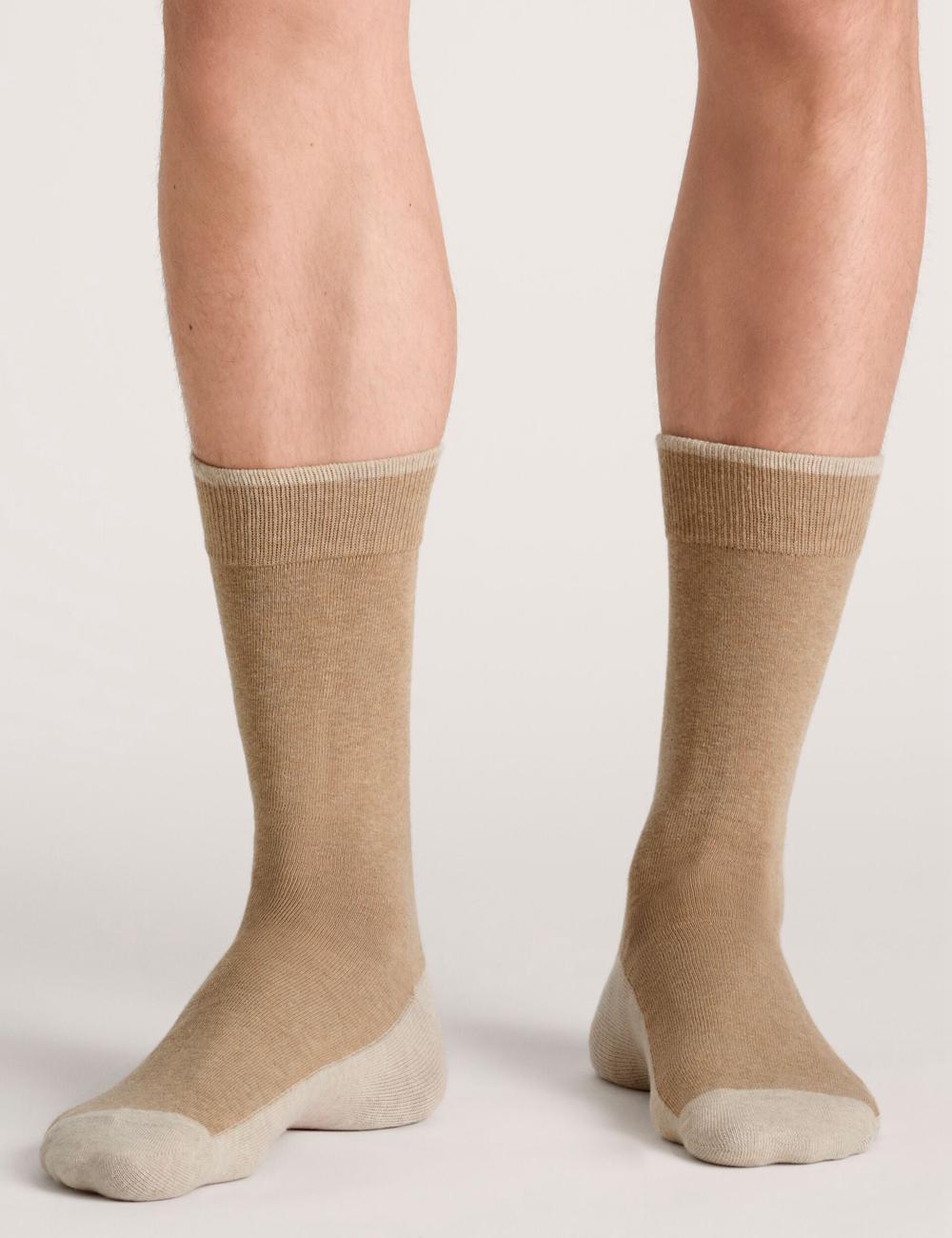 Men Ted Baker 3 Pack Geometric Stripe Crew Socks Medium Grey | India  VDSA-68740