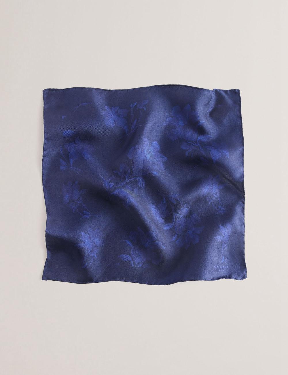Men Ted Baker AUSTINS - Two Tone Floral Silk Pocket Pocket Squares Navy | India  LNAH-56479