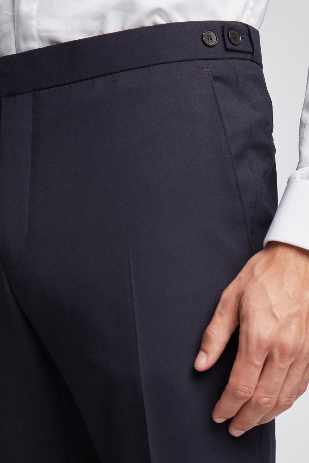 Men Ted Baker BREENTS - Slim Fit Navy Tuxedo Trousers Navy | India  NABY-05794
