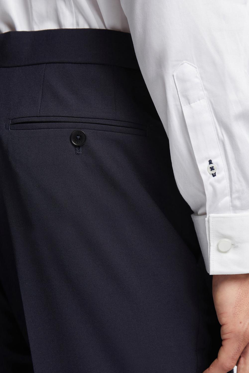 Men Ted Baker BREENTS - Slim Fit Navy Tuxedo Trousers Navy | India  NABY-05794