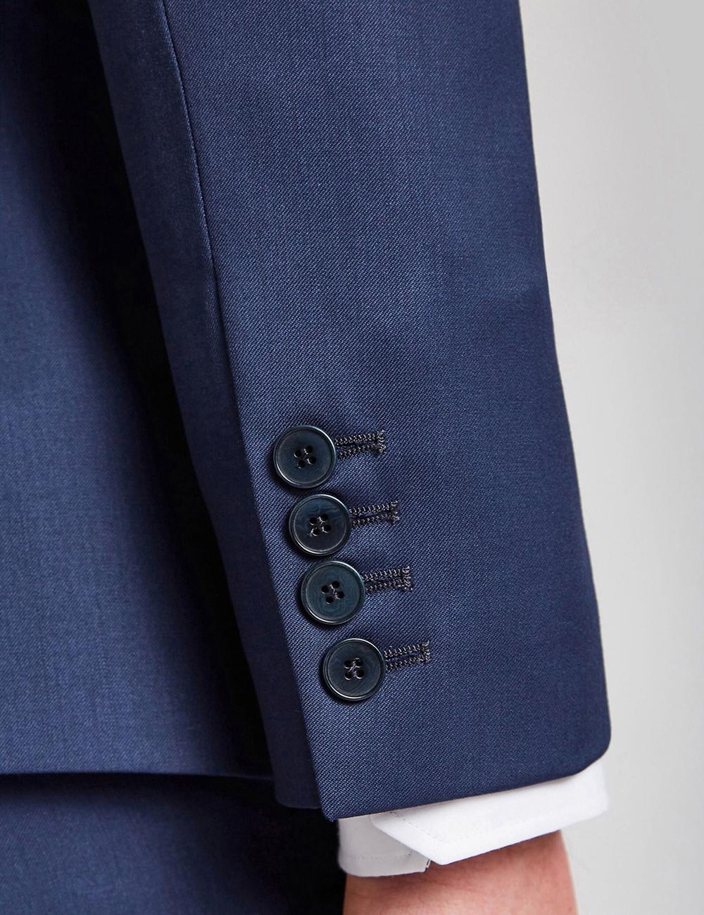 Men Ted Baker FINLAYJS - Twill Wool Slim Fit Suit Jackets Blue | India  YILU-27903