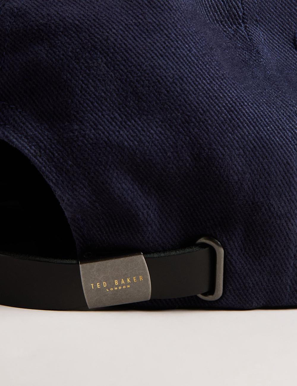 Men Ted Baker FRREDDI - Embroidered Logo Canvas Baseball Caps Navy | India  EVFG-28369