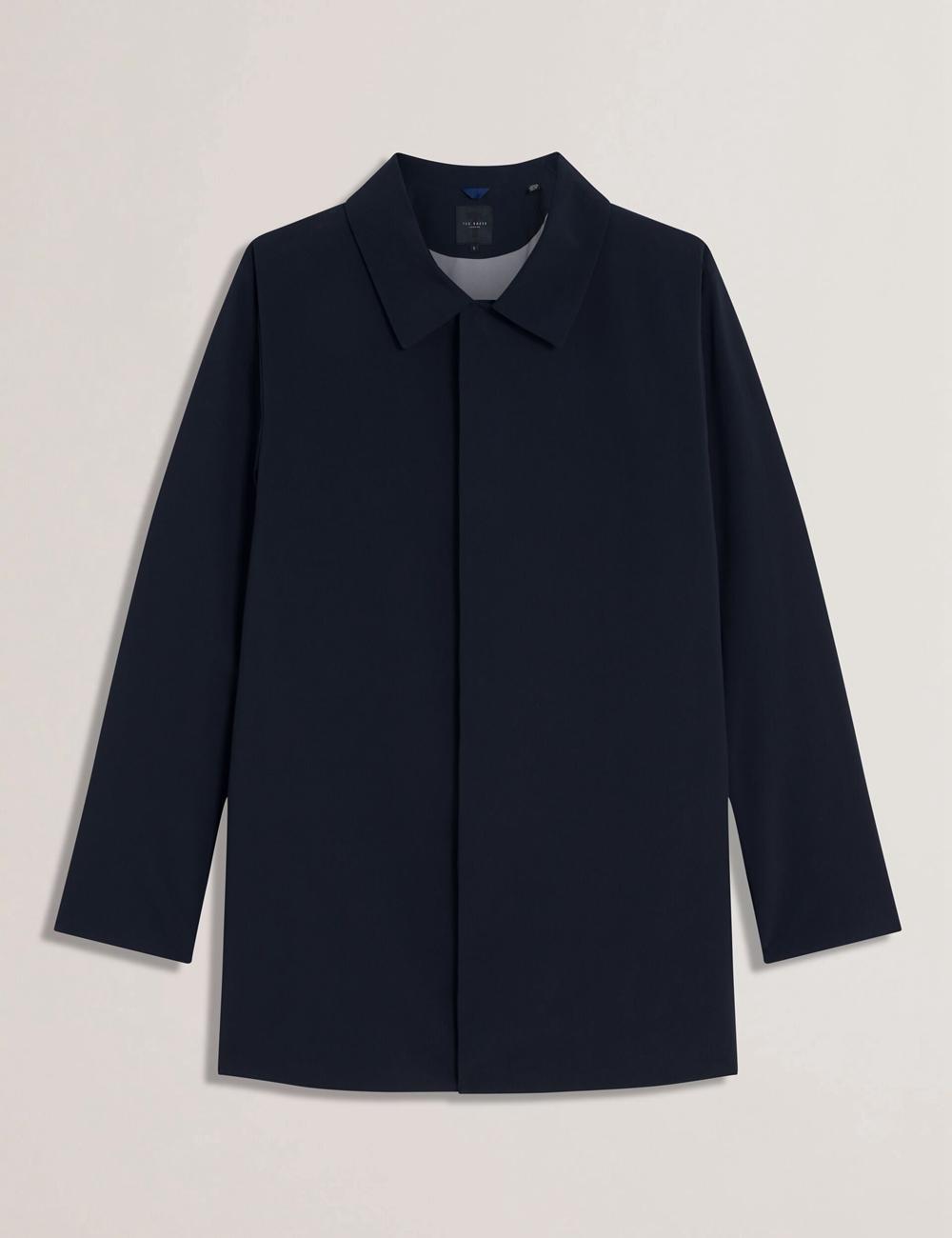 Men Ted Baker HUMMELS - Lightweight Short City Mac Jackets Navy | India  MIBU-95180