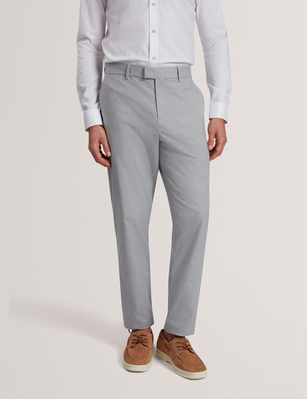 Men Ted Baker JACKUS - Regular Fit Cotton Blend Chino Trousers Navy | India  XNLB-28970
