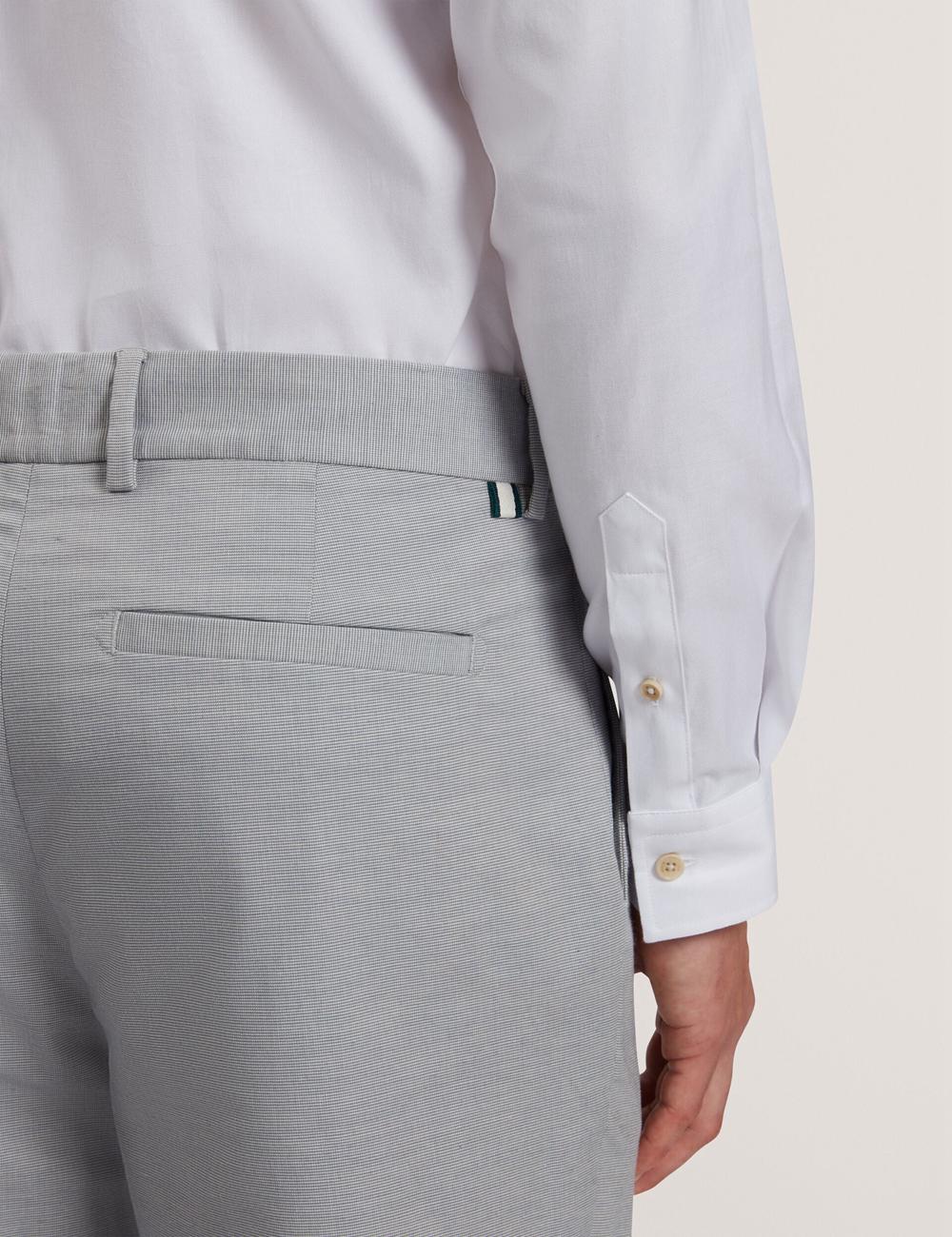 Men Ted Baker JACKUS - Regular Fit Cotton Blend Chino Trousers Navy | India  XNLB-28970