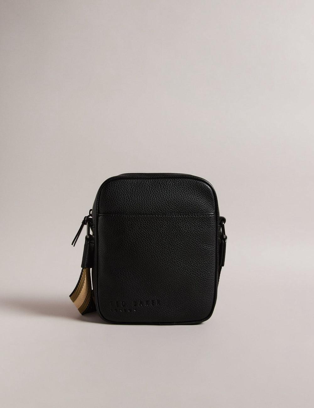Men Ted Baker KIIAN - Small Reporter Webbing Shoulder Bags Black | India  QUCH-36427