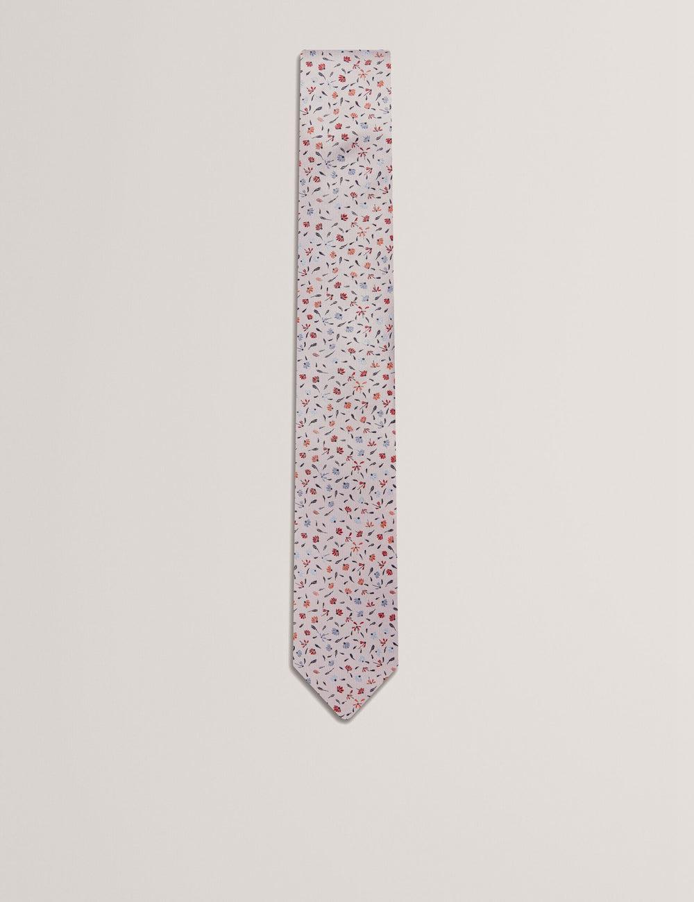 Men Ted Baker ORSEA - Ditsy Petal Print Woven Silk Ties Pink | India  JLSC-54736