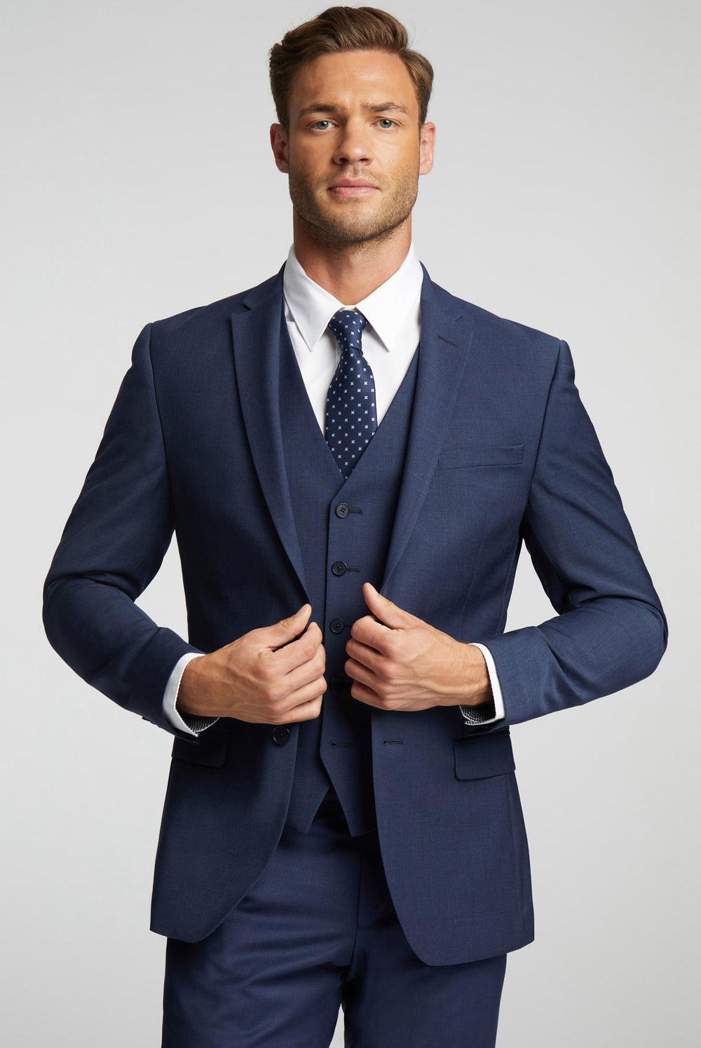 Men Ted Baker PANAMA - Wool Blend Slim Fit Suit Jackets Blue | India  UIWG-14967