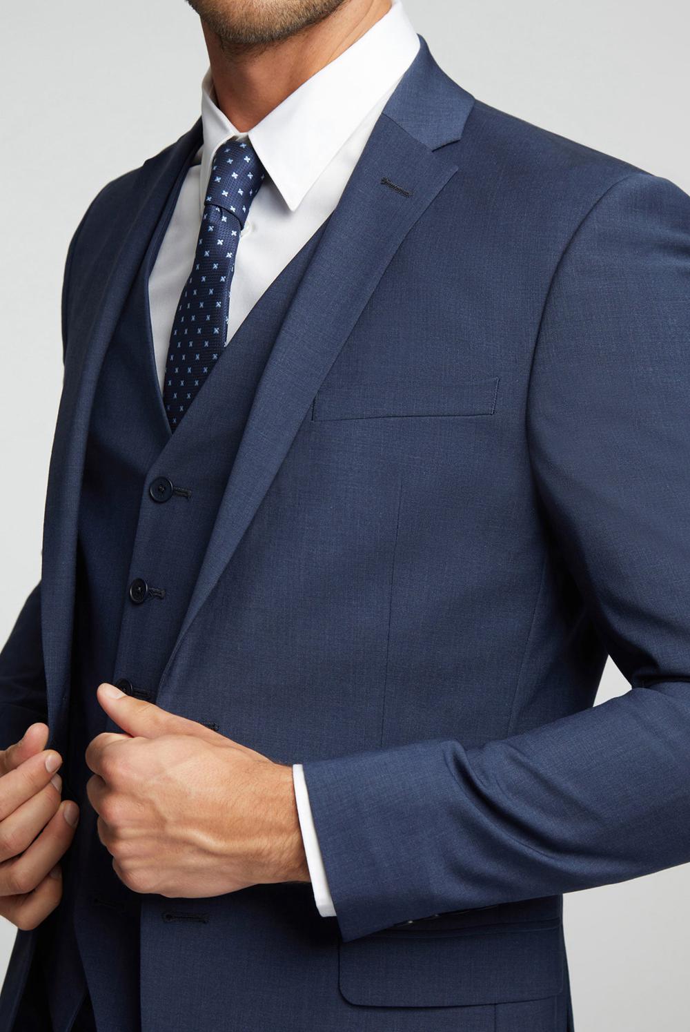 Men Ted Baker PANAMA - Wool Blend Slim Fit Suit Jackets Blue | India  UIWG-14967