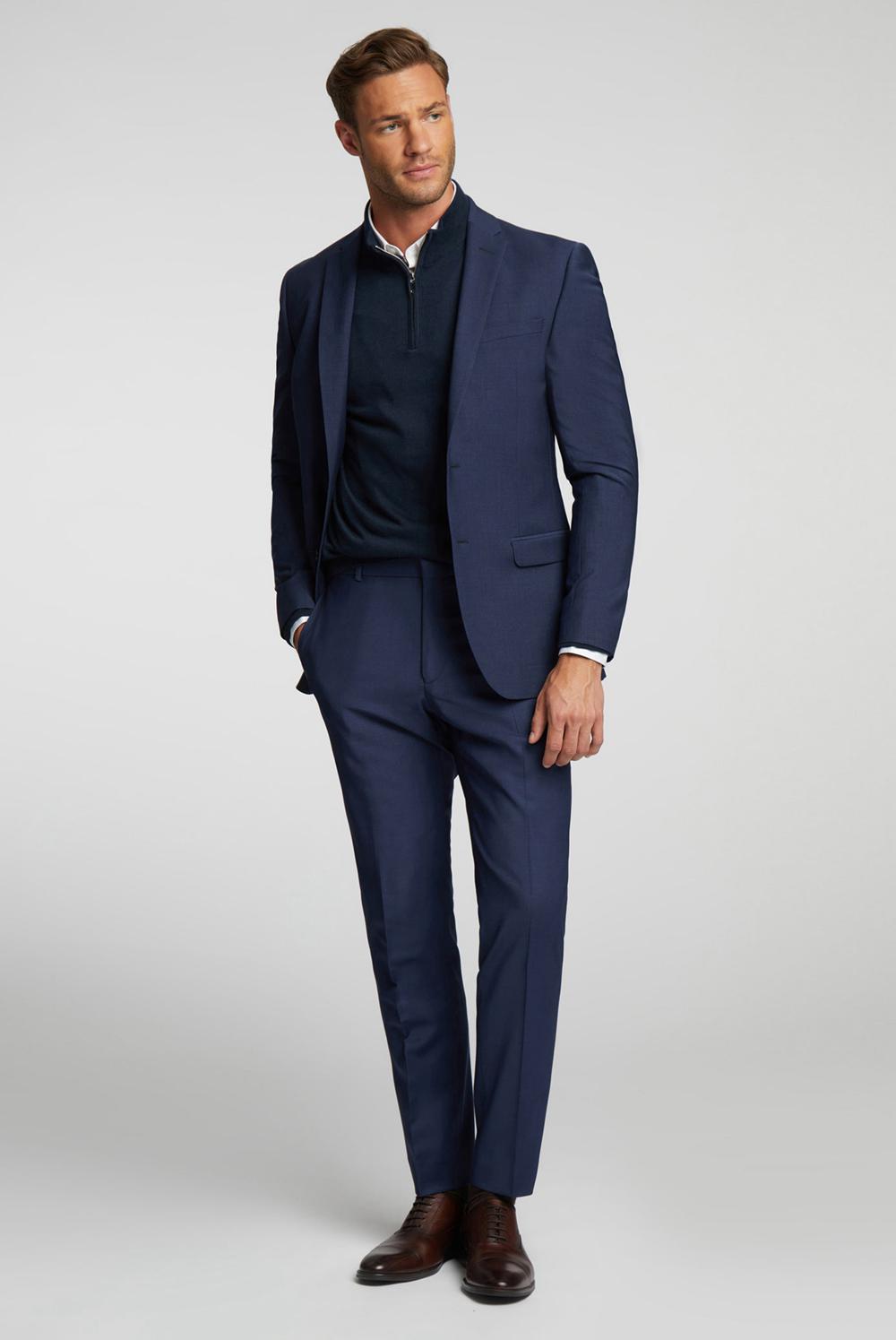 Men Ted Baker PANAMA - Wool Blend Slim Fit Suit Jackets Blue | India  UIWG-14967