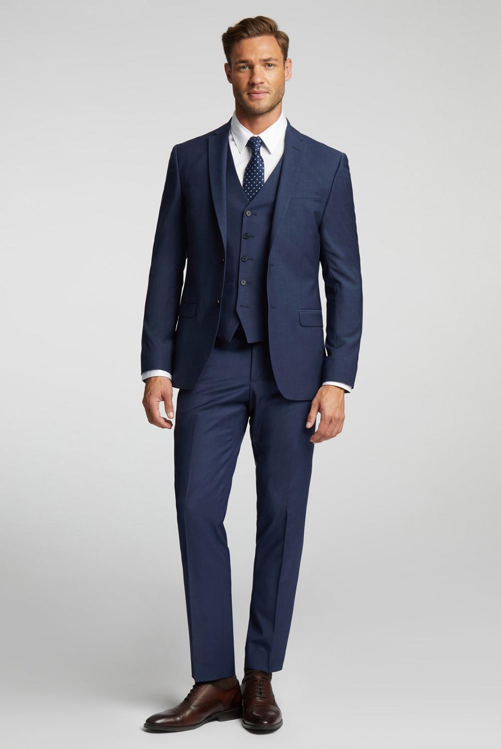 Men Ted Baker PANAMA - Wool Blend Slim Fit Suit Jackets Blue | India  UIWG-14967