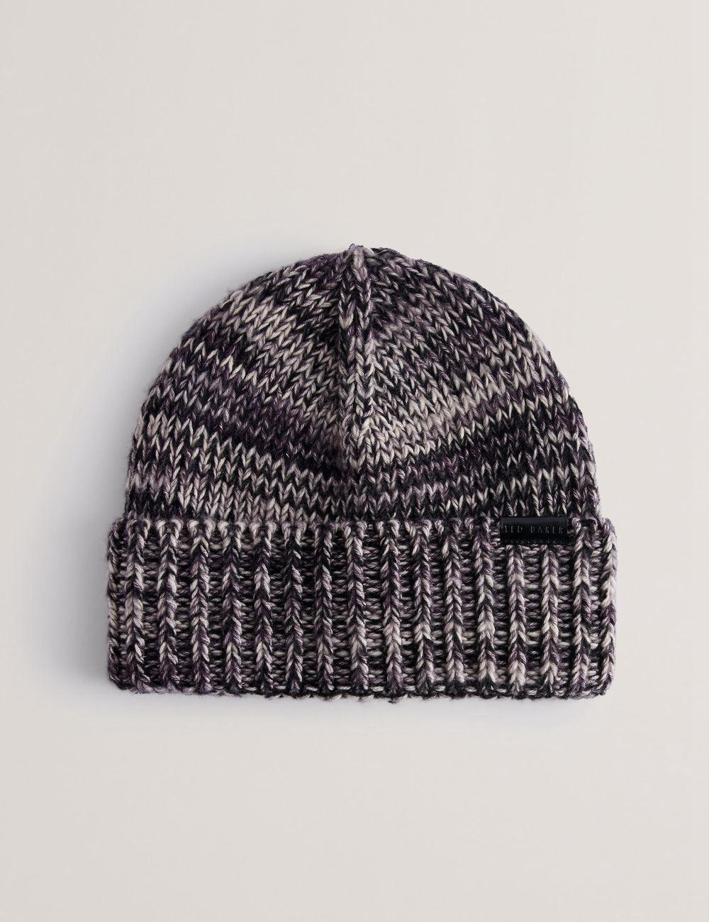 Men Ted Baker RICHIIS - Marl Knit Turn Up Beanie Hats Grey | India  EGOA-61758