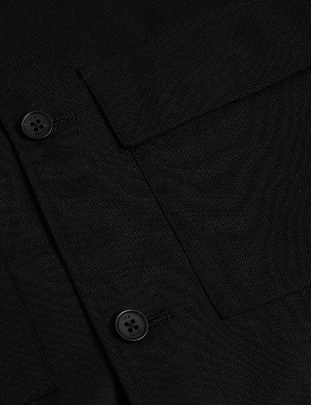 Men Ted Baker SELWYNJ - Lightweight Wool Blend Jackets Black | India  NHOS-32109