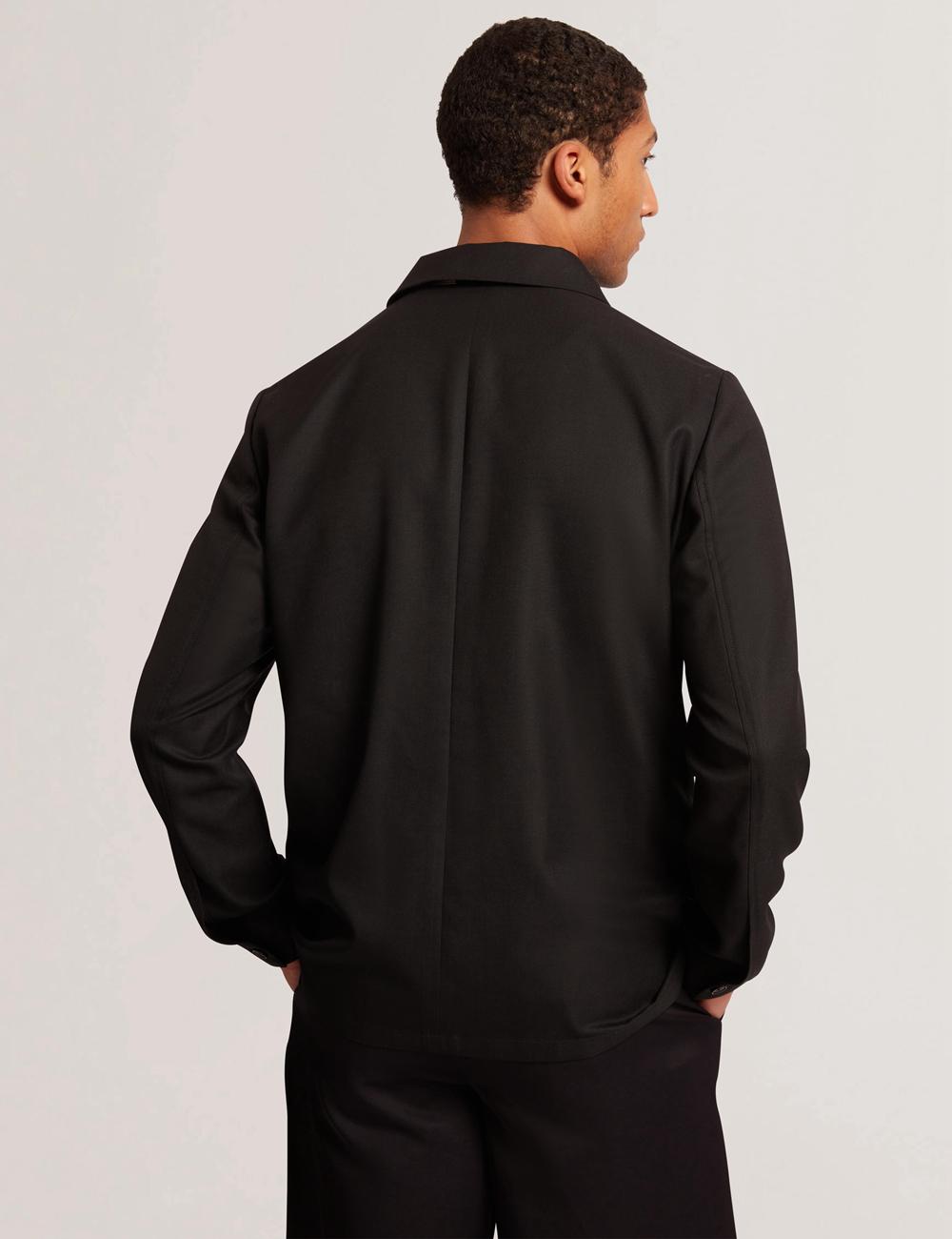 Men Ted Baker SELWYNJ - Lightweight Wool Blend Jackets Black | India  NHOS-32109