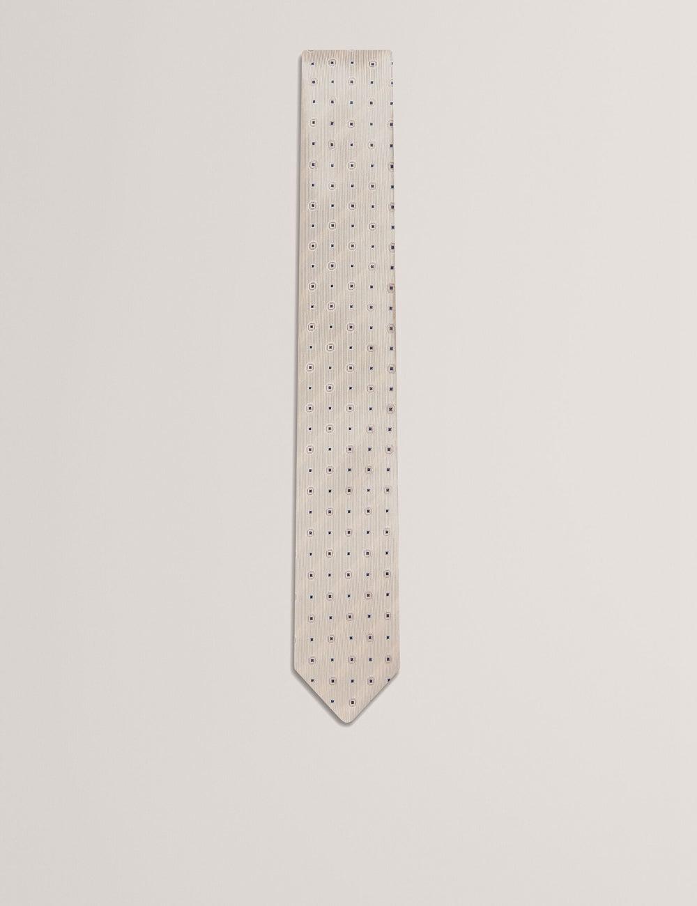 Men Ted Baker STEEPLE - Circle Geometric Print Silk Ties Stone | India  UXIN-65419
