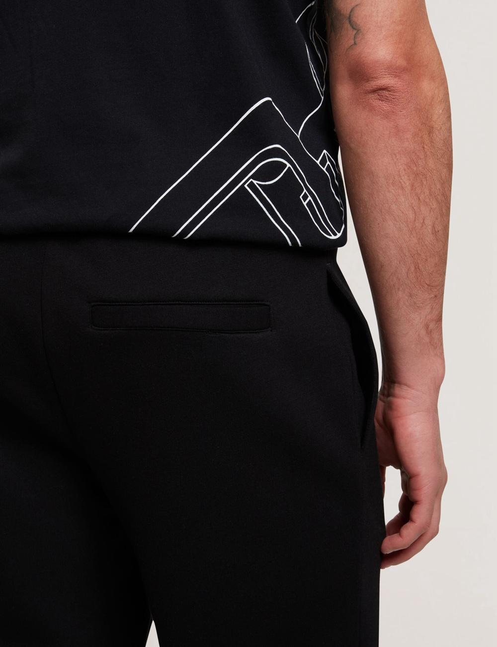 Men Ted Baker UAVER Slim Fit Neoprene Joggers Black | India  VKYL-51697
