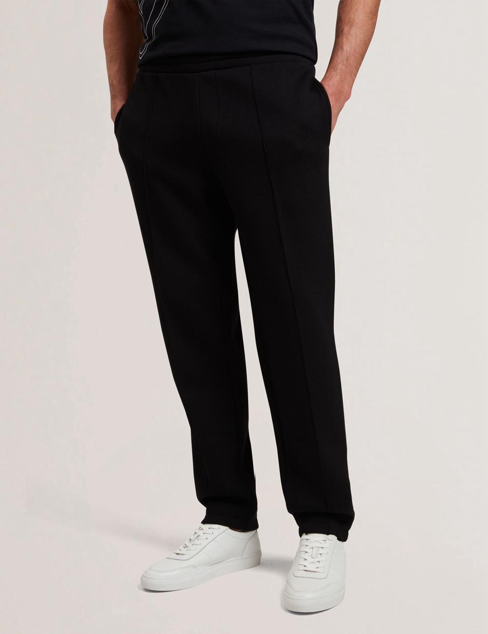 Men Ted Baker UAVER Slim Fit Neoprene Joggers Black | India  VKYL-51697