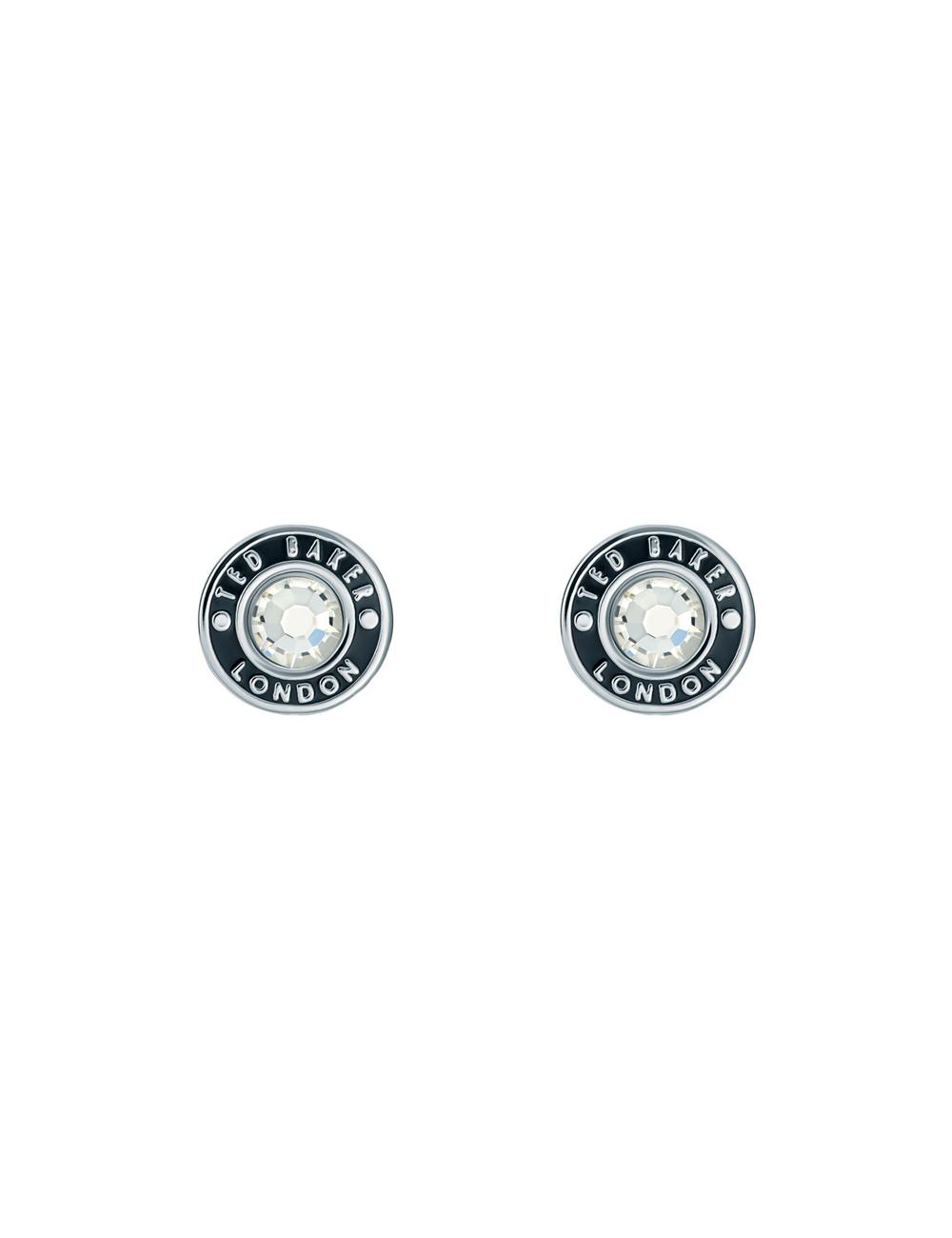 Women Ted Baker CHERELLE - Branded Crystal Button Stud Earrings Silver | India  ZTCA-02574