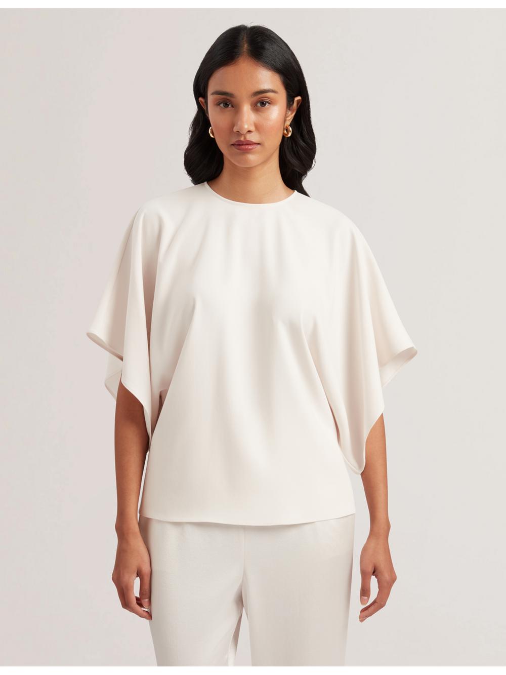 Women Ted Baker CHERIKA Blouses Ivory | India  BDQA-95821
