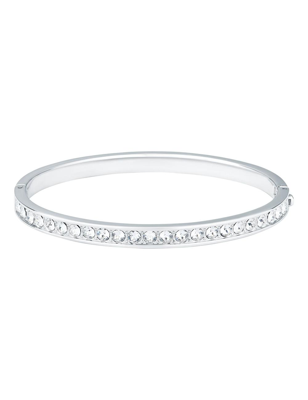 Women Ted Baker CLEMARA - Crystal Hinge Bangle Bracelets Silver | India  RUVZ-56730