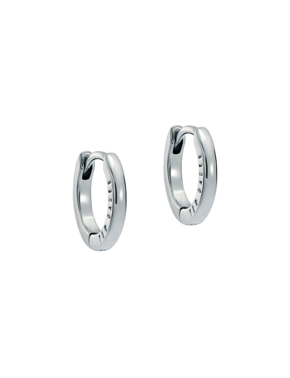 Women Ted Baker CRISLIE - Engraved Logo Small Hoop Earrings Silver | India  SQAE-05736