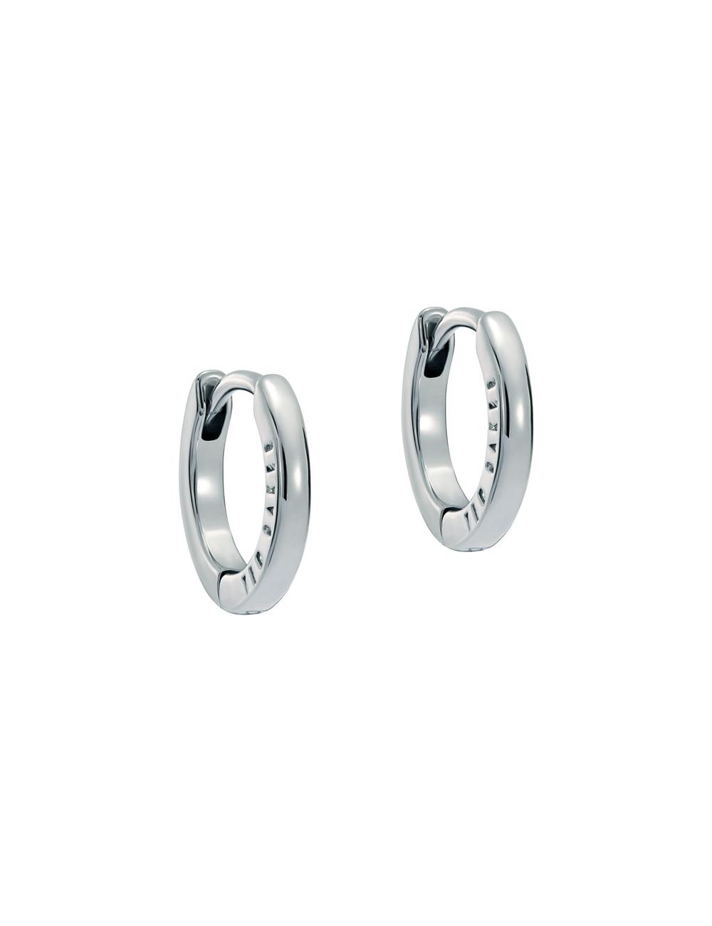 Women Ted Baker CRISLIE - Engraved Logo Small Hoop Earrings Silver | India  SQAE-05736