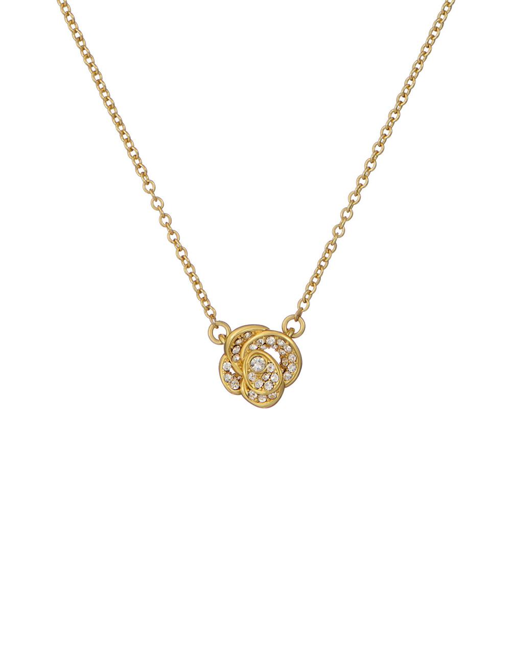 Women Ted Baker FLORITA - Crystal Flower Pendant Necklaces Gold | India  ZTMB-95048