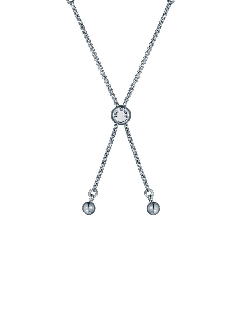 Women Ted Baker ISABELA - Baguette Crystal Adjustable Bracelets Silver | India  WRFC-15320