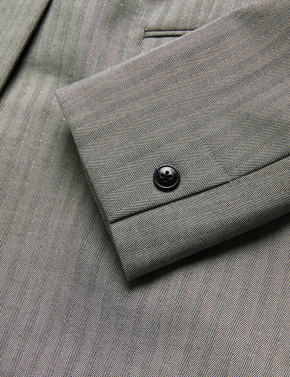 Women Ted Baker KOA - Oversized Herringbone Single Breasted Blazers Dk-Grey | India  VRGK-30546