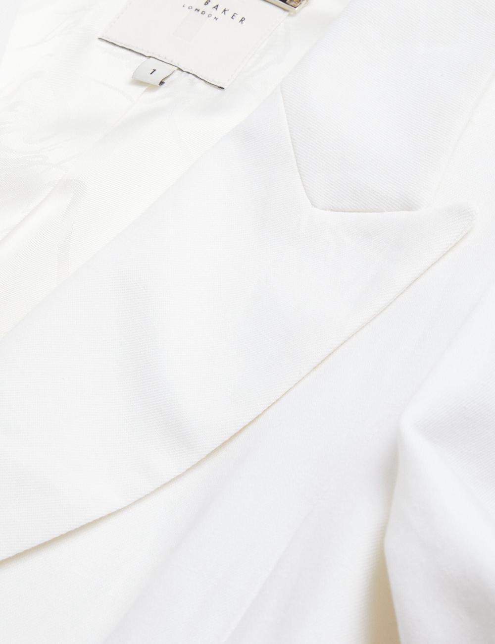 Women Ted Baker MUSUB - Tailored with Faux Pockets Blazers White | India  MZHS-59836