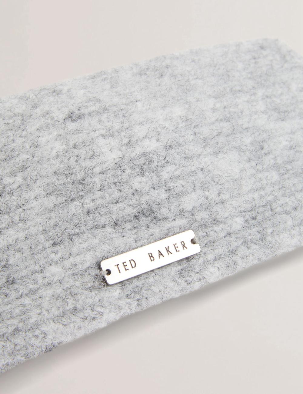 Women Ted Baker PENAOPA - Rhinestone Detail Knitted Headbands Grey | India  TLBI-97483