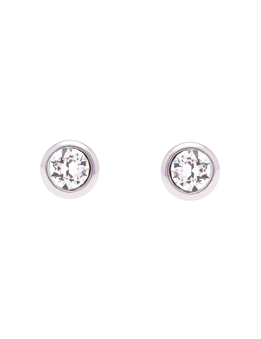 Women Ted Baker SINAA - Solitaire Crystal Stud Earrings Silver | India  JWSC-73261