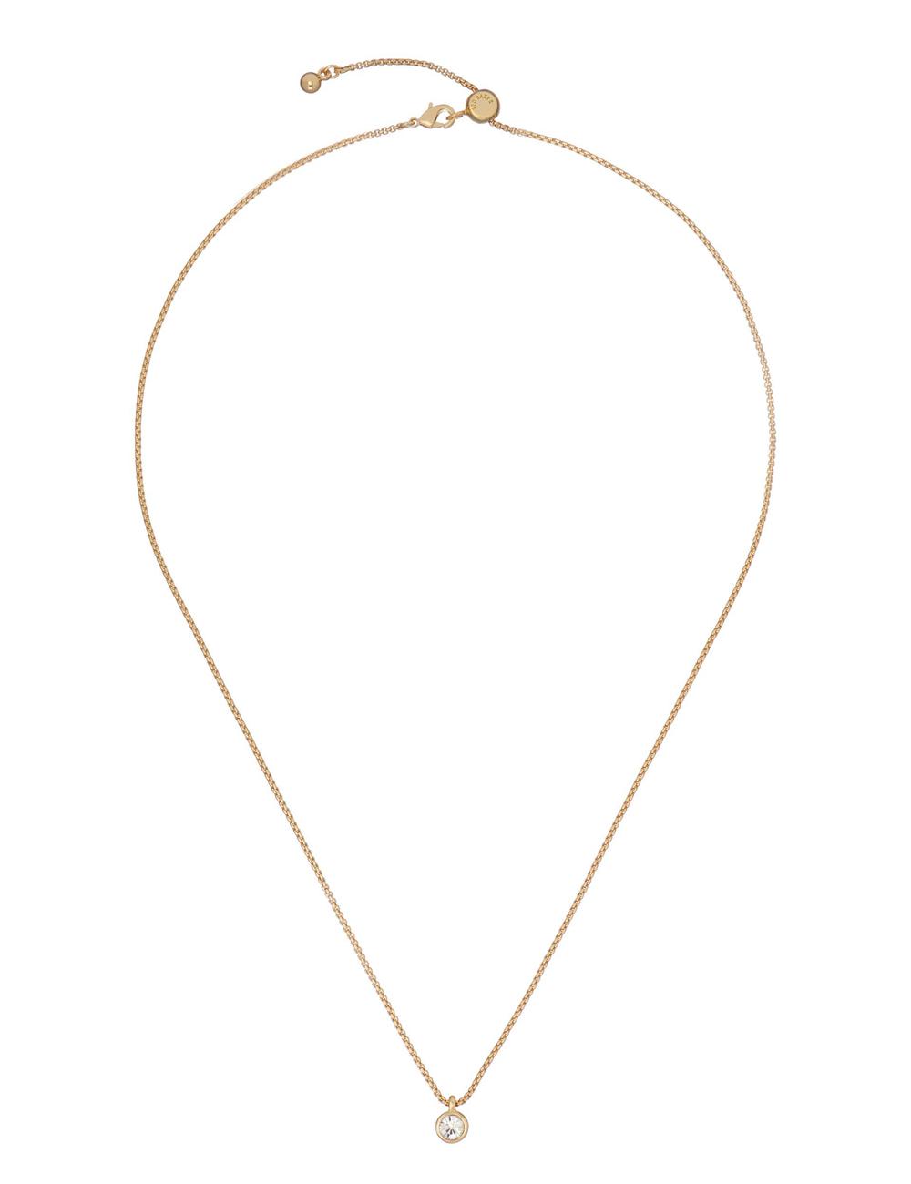 Women Ted Baker SININAA - Mini Crystal Pendant Necklaces Gold | India  FIVJ-82063