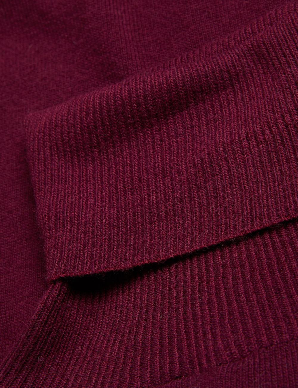 Women Ted Baker TAMSENN - Roll Neck Wool Cashmere Jumpers Red | India  KTNM-05816