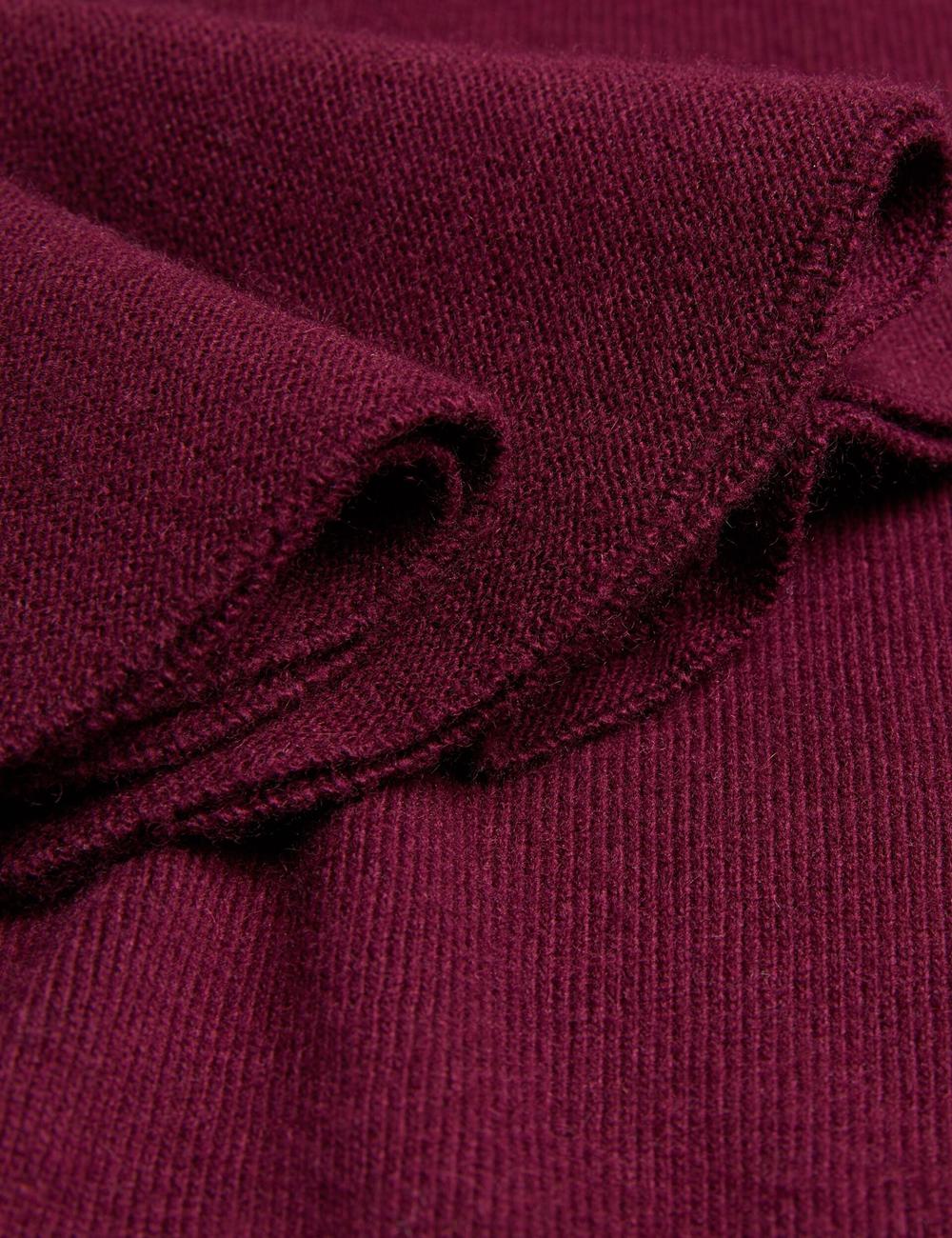 Women Ted Baker TAMSENN - Roll Neck Wool Cashmere Jumpers Red | India  KTNM-05816